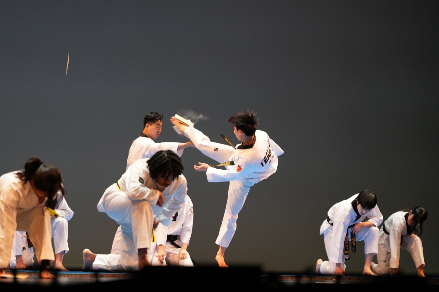 Taekwondo board break kick